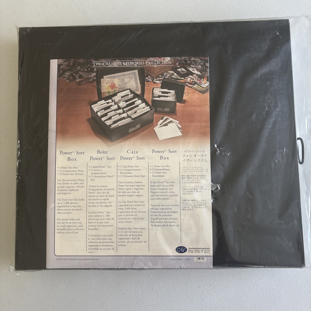 New Creative Memories LARGE POWER SORT BOX  Holds 2400 Photos Storage